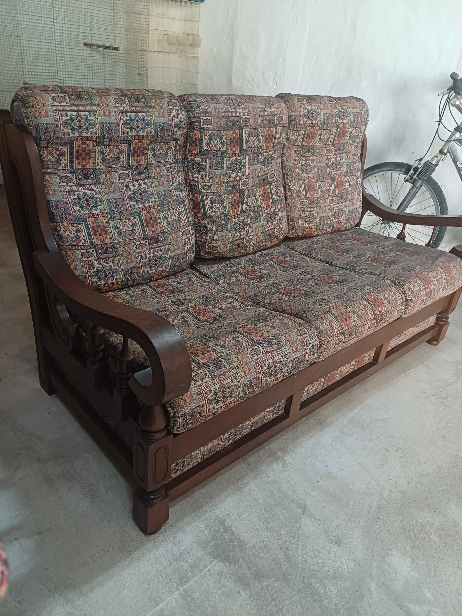Sofá 3 lugares e 2 sofas individuais