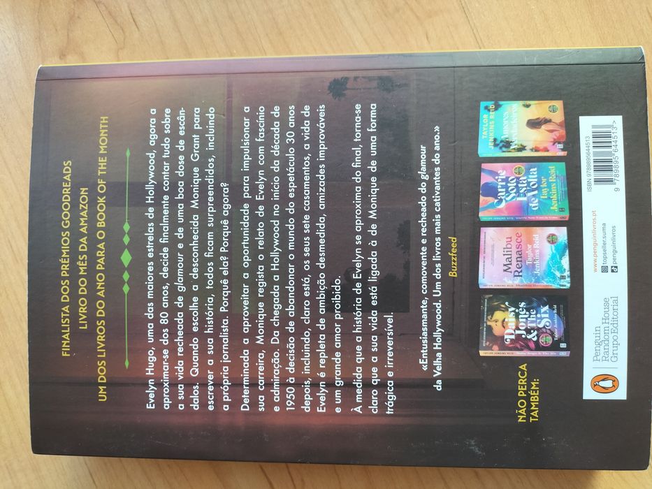 Livro "Os sete maridos de Evelyn Hugo"