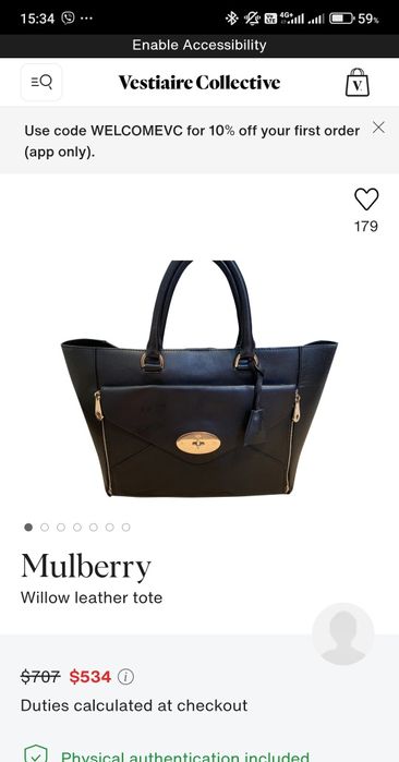 Сумка  в стилі  Mulberry