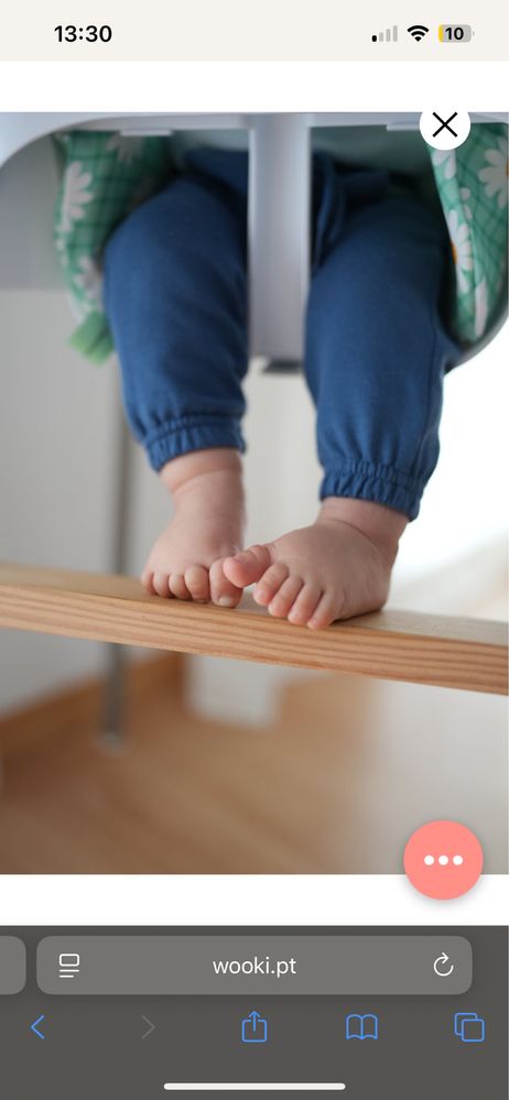 Pousa pes para cadeira ikea ou continente