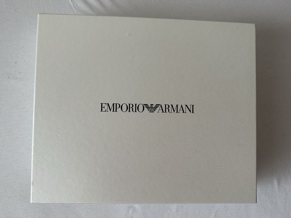 Emporio Armani pajacyk pajac z czapeczką komplet 62 68 cm