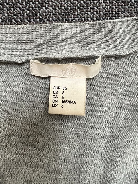 Sweter kardigan S H&M merino kaszmir