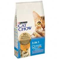 Karma dla kota Purina Cat Chow Adult Special Care 3w1 indyk 15kg Okazj