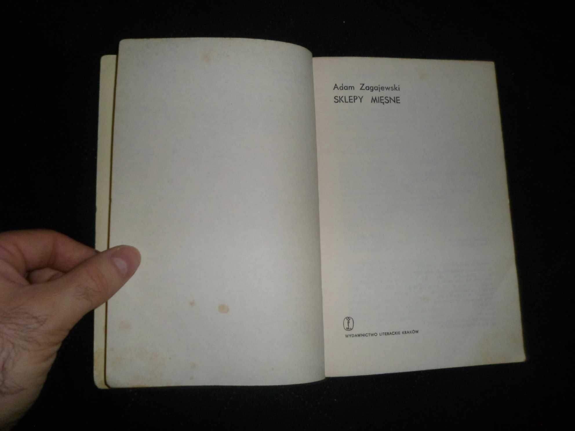 Adam Zagajewski - SKLEPY MIĘSNE