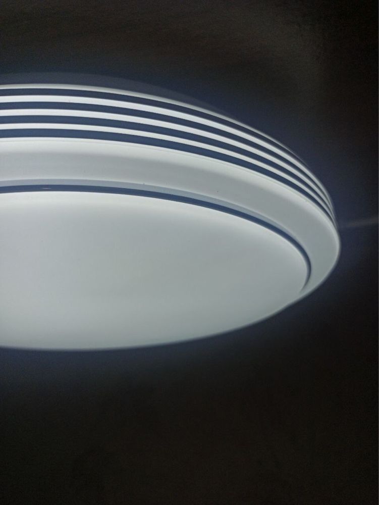 Люстра Светодиодный LED Светильник Потолочный 24w Матовое серебро