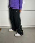 Baggy Spodnie Nike Vintage 00’s y2k swoosh logo black