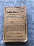 ABECEDÁRIO profissional e técnico (1927)