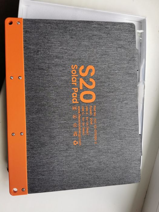 портативна сонячна панель FlexSolar 20W S20 Solar Pad