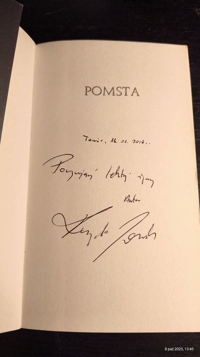 Pomsta - Krystian Janik (autograf)