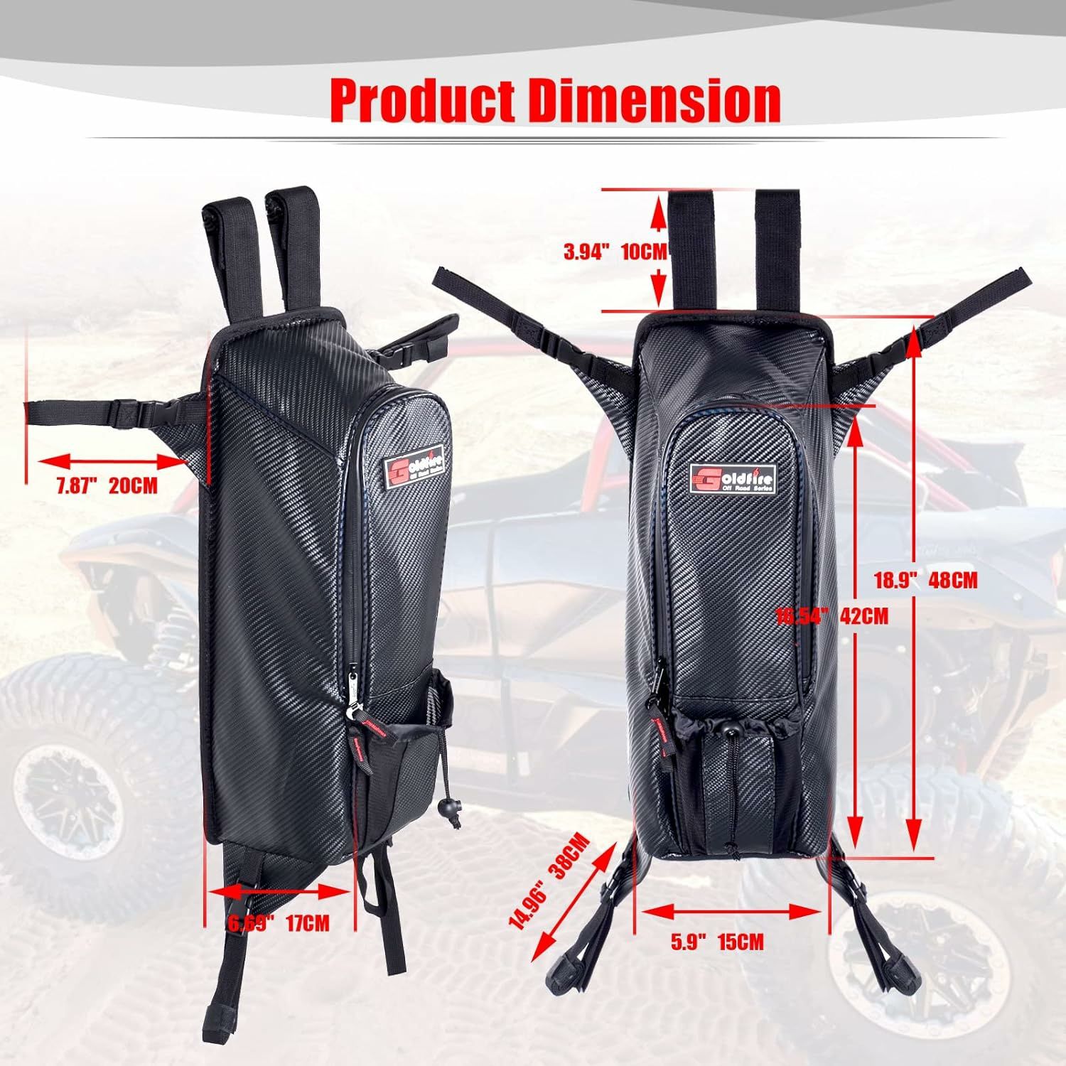 Универсальная центральная сумка Goldfire Offroad UTV Cab Pack