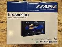 Radio Alpine iLX-W690D 2 DIN jak nowe HDMI Apple carplay Android auto
