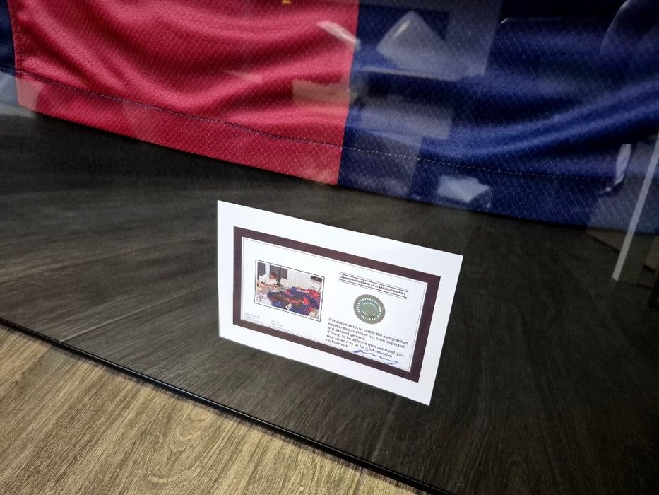 Koszulka Lamine Yamal FC Barcelona 2024 /25 podpis autograf certyfikat