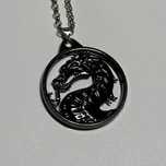 Naszyjnik Mortal Kombat Combat Gra Walka Xbox Playstation Szary