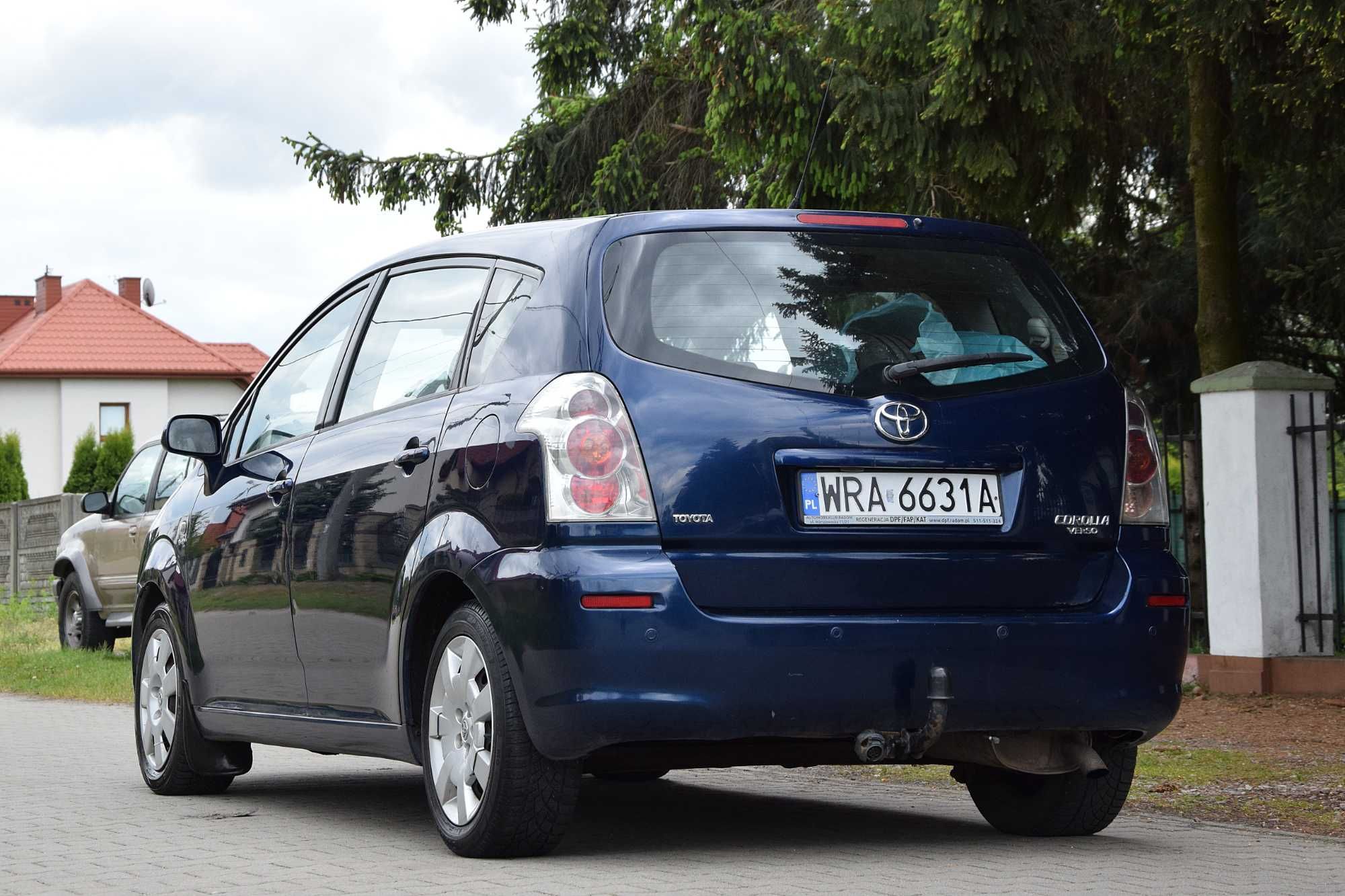 TOYOTA COROLLA VERSO 2.0 D4D 136KM Klimatyzacja 7-osób Hak 2005 ROK!