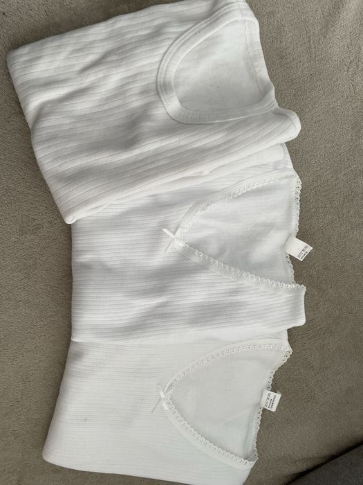 3 Camisolas interiores menina cardadas T.6