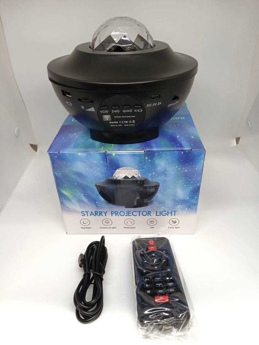 Projetor de Luz com Coluna de Som e Comando (NOVOS)