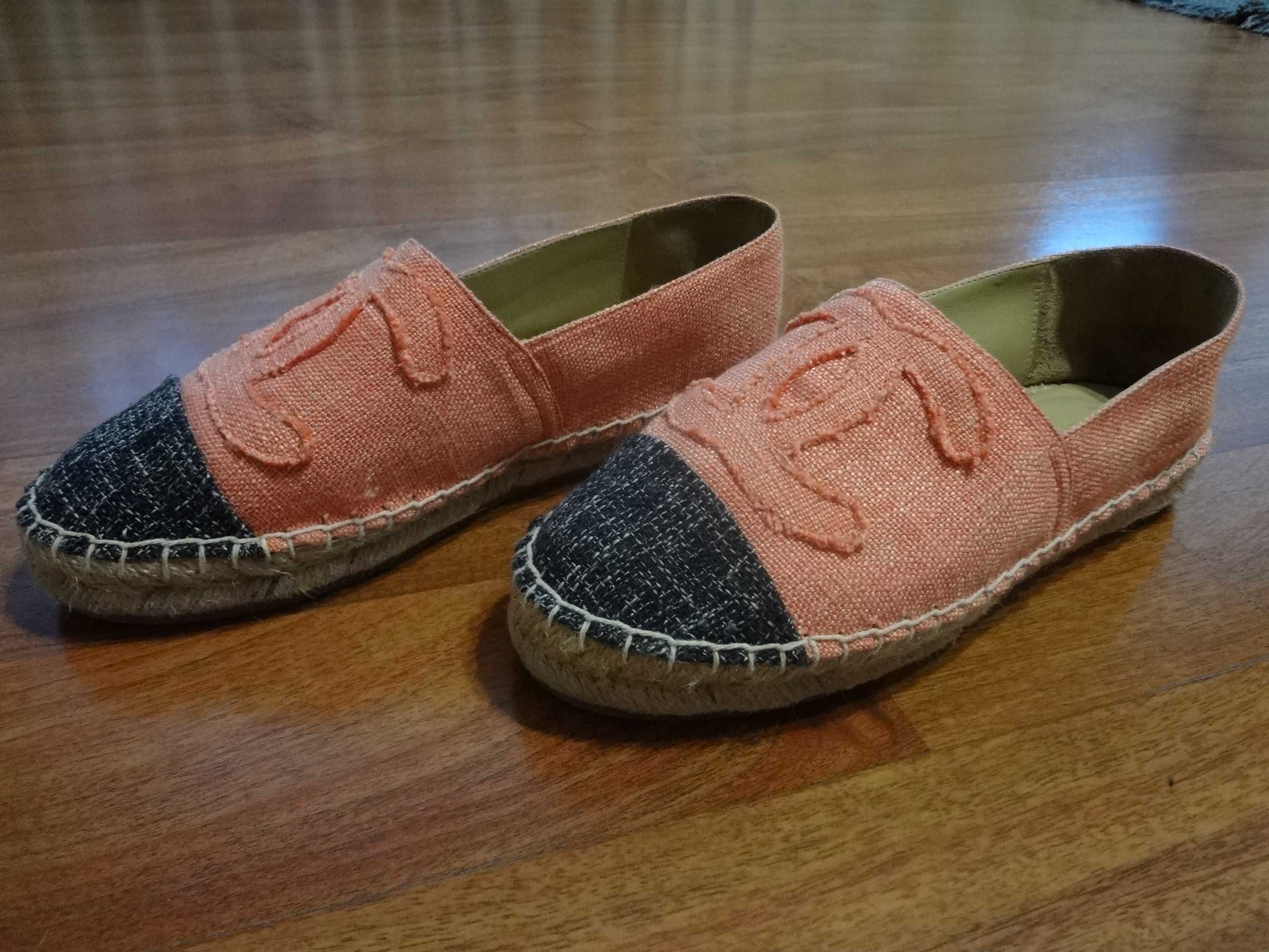 CHANEL COCO MARK Logo Women's  Espadrilles Оригинал!