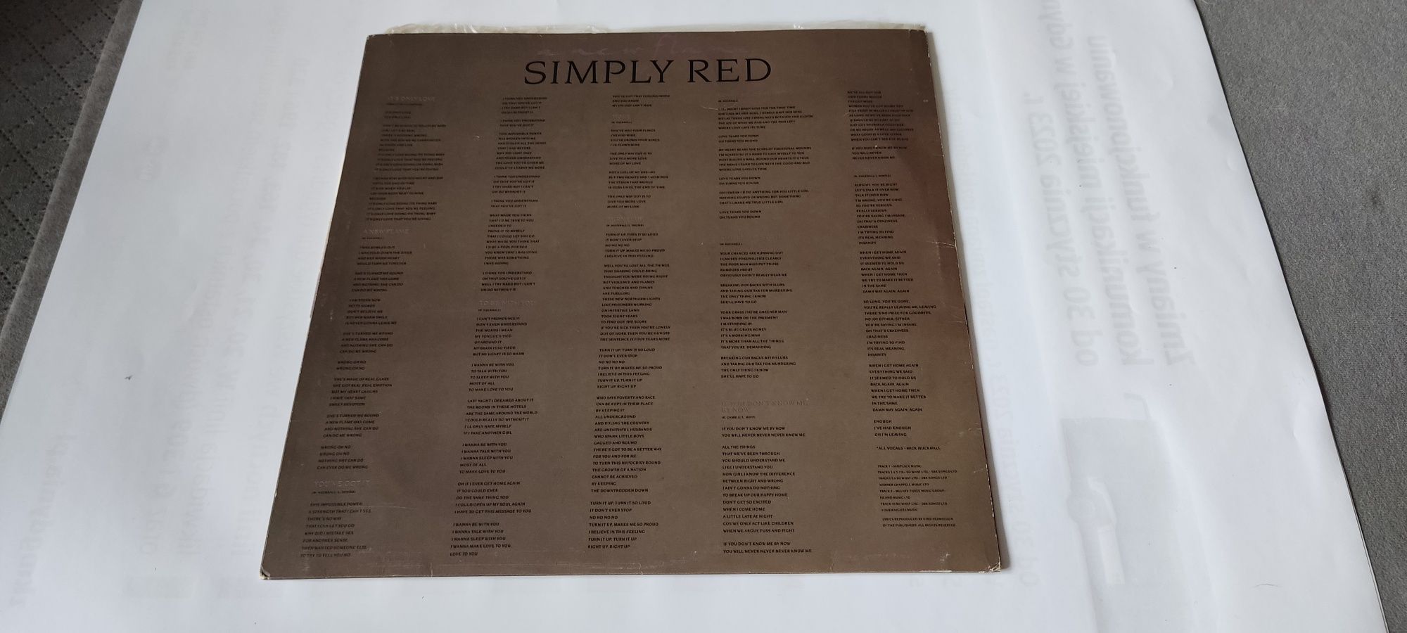 Simply Red A new flame LP - Teraz taniej !