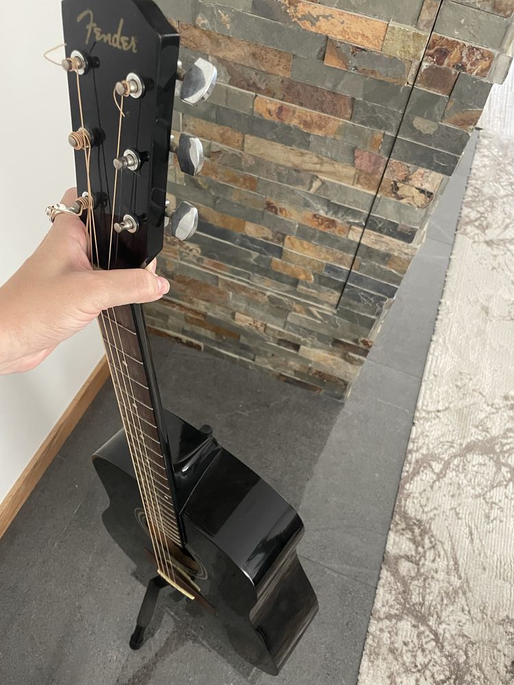 Guitarra Acústica Fender – Preta