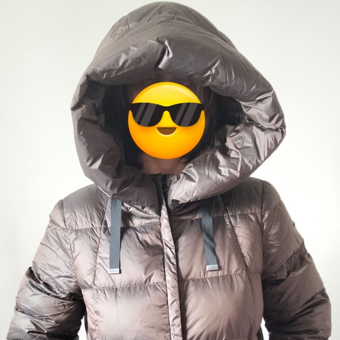Крутий жіночий пуховик бренду Geox