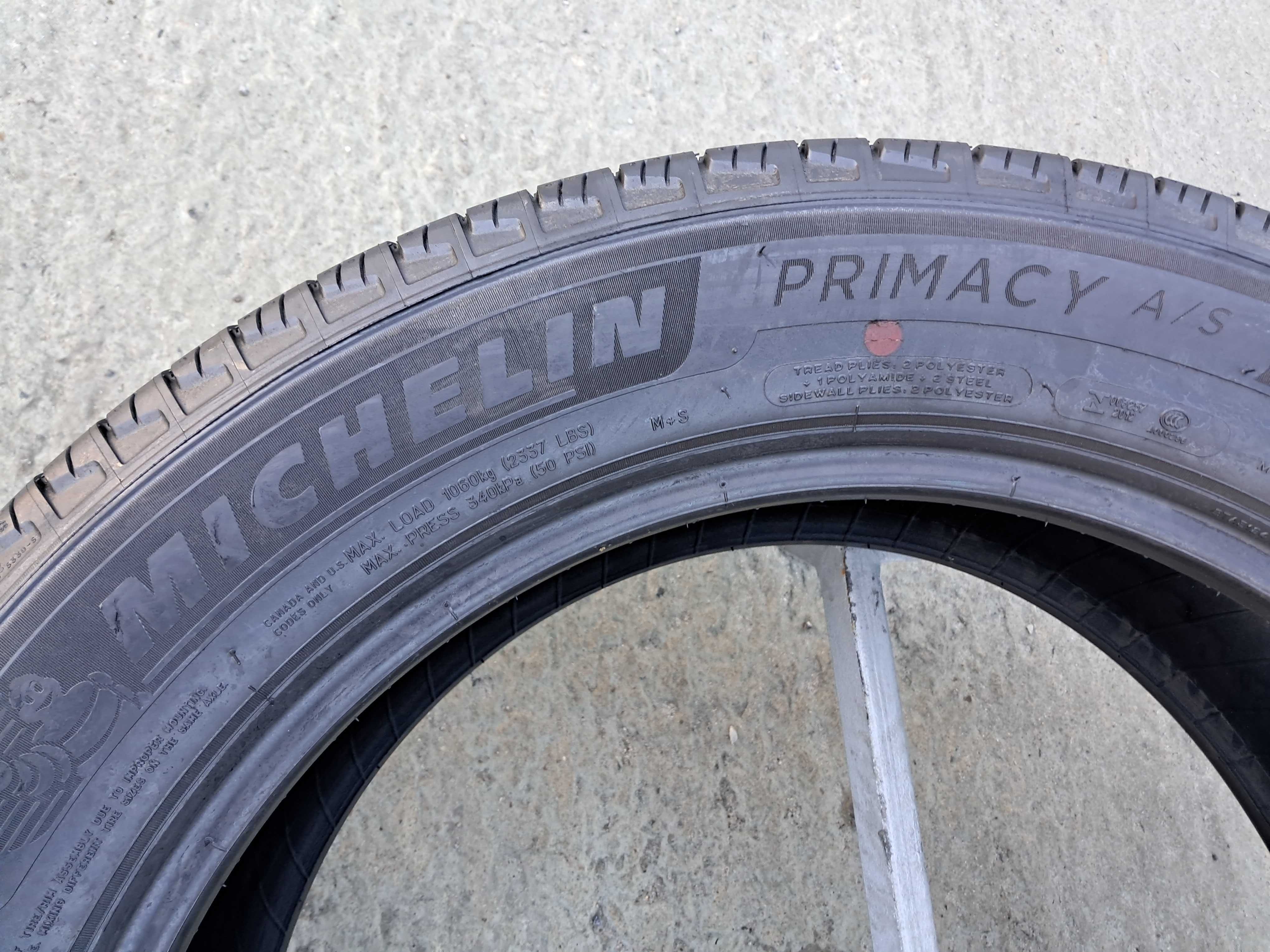 Резина НОВА Michelin 255/55 R20 Primacy A/S Amarok Rande Rover BMW X7