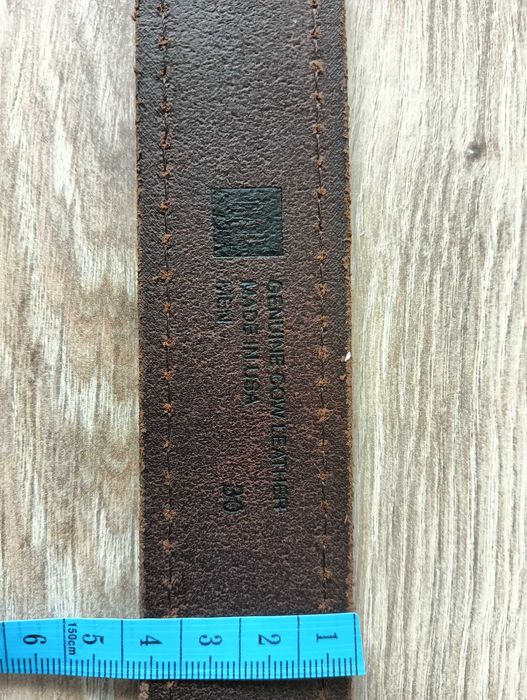 Vintage GAP Pasek skórzany – Made in USA – Men’s 30 – Dark Brown