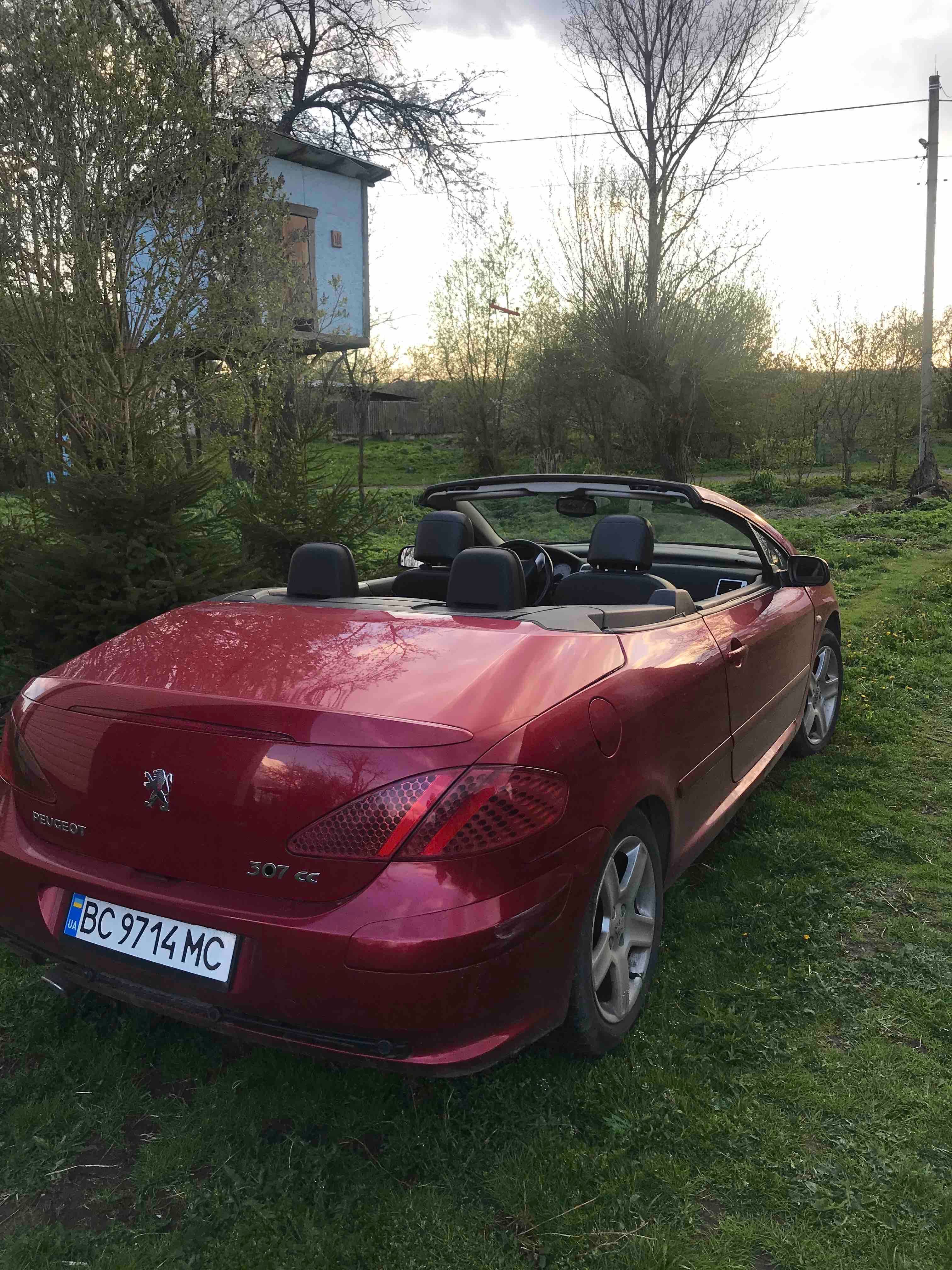 Автомобіль peugeot 307cc