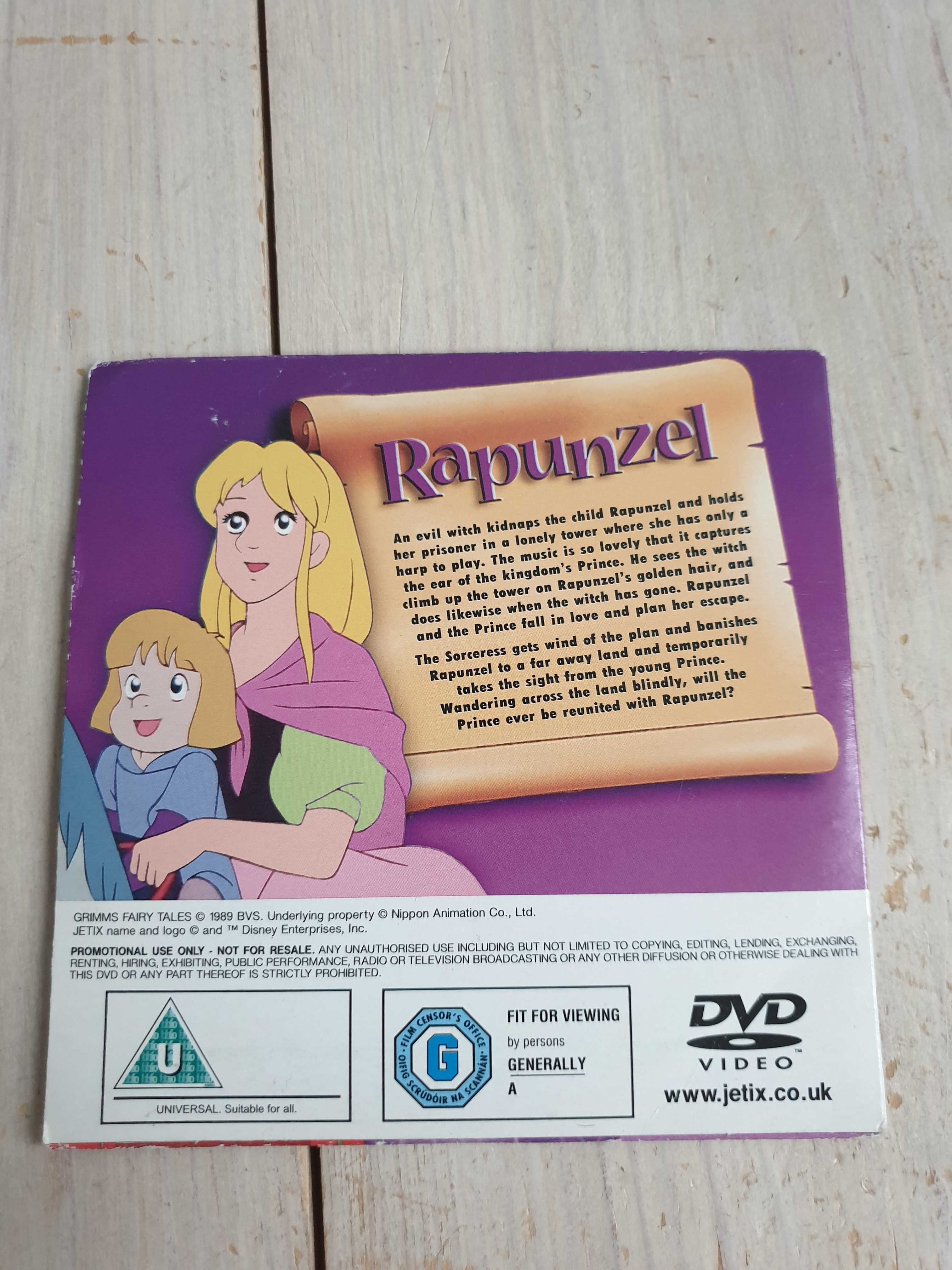 Bajka na DVD Rapuzel po angielsku Roszpunka