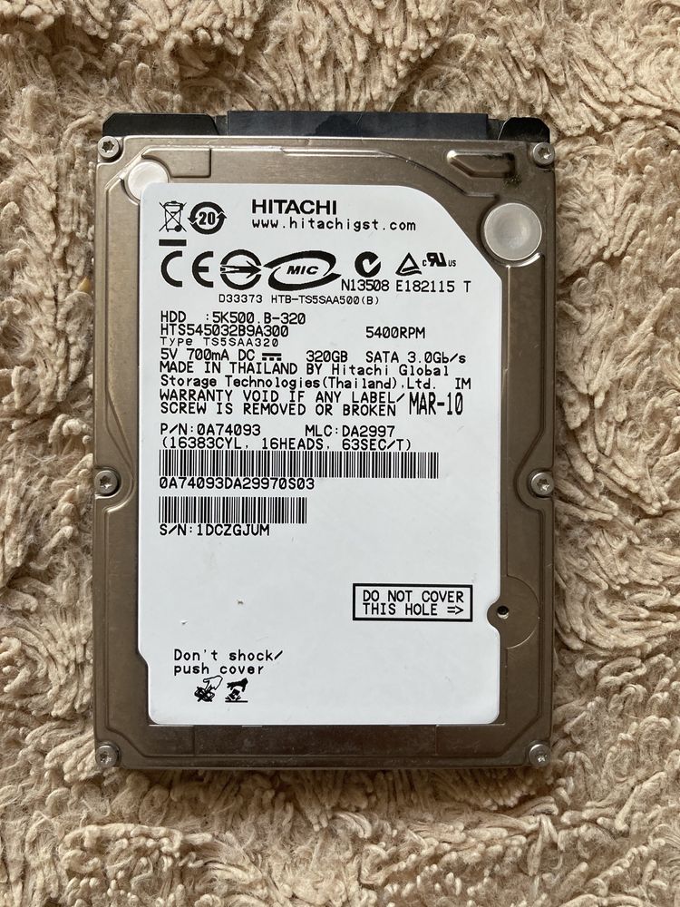 Жорсткий диск Hitachi HDD 2.5"