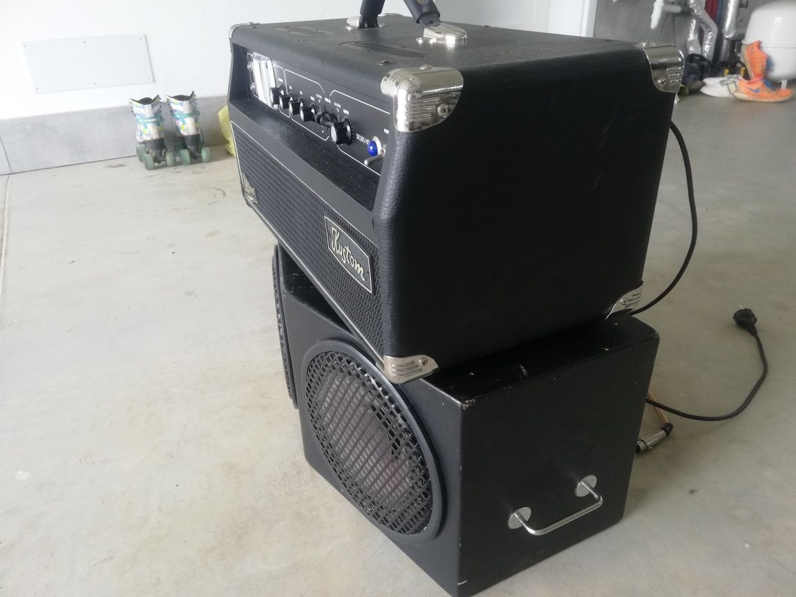 Wzmacniacz lampowy basowy KUSTOM +GŁOŚNIK