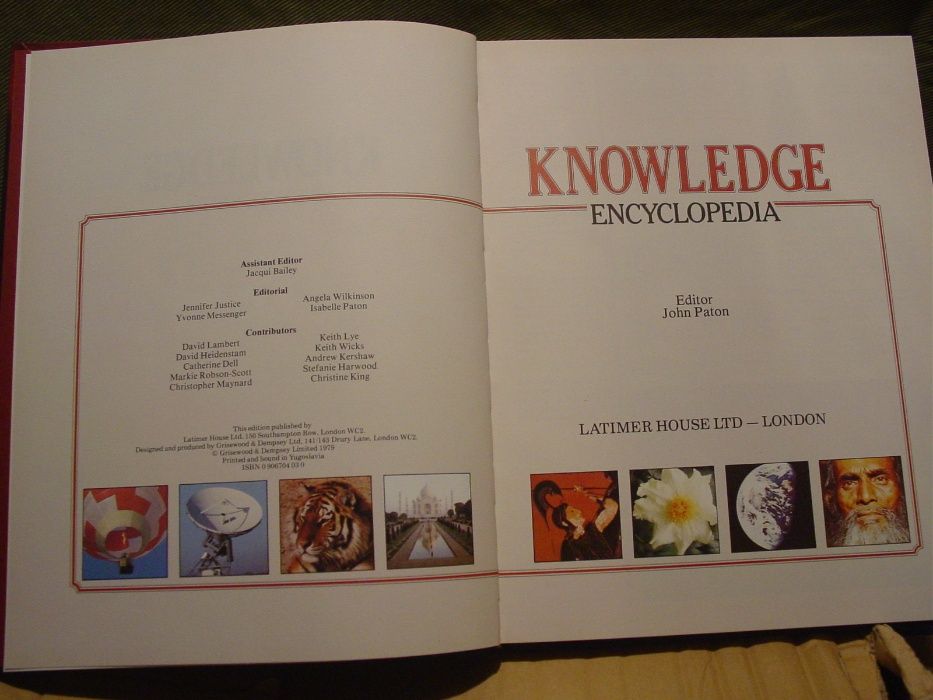 Knowledge encyclopedia - 5 volumes