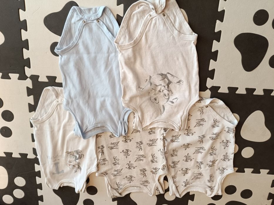 Body krótki rękaw bez rękawów rozmiar 92