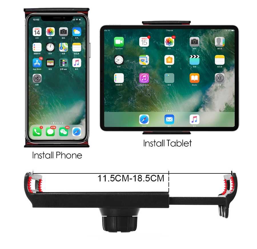 Statyw tripod uchwyt na aparat telefon tablet LED