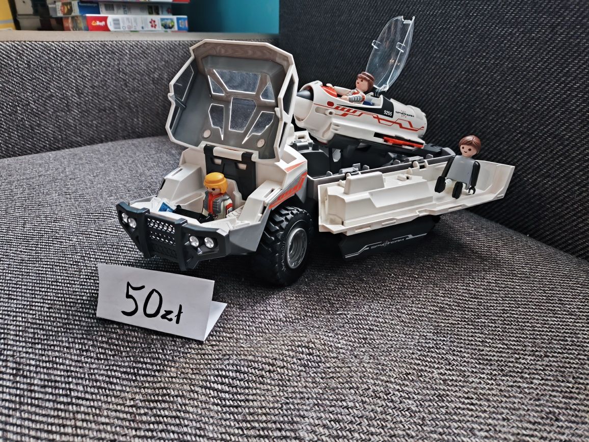 Playmobil zestaw auto i statek kosmiczny