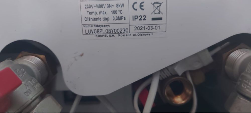 Elektryczny kociol CO  EKCO.LN3 - 4 6 8