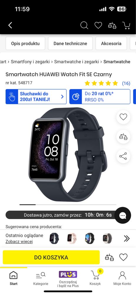 Huawei smartwatch fit se