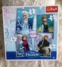 Puzzle Kraina lodu, Disney, 4 szt