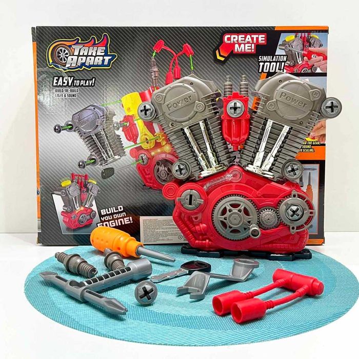 Музичний двигун конструктор імітація запалювання двигуна  (661-183)