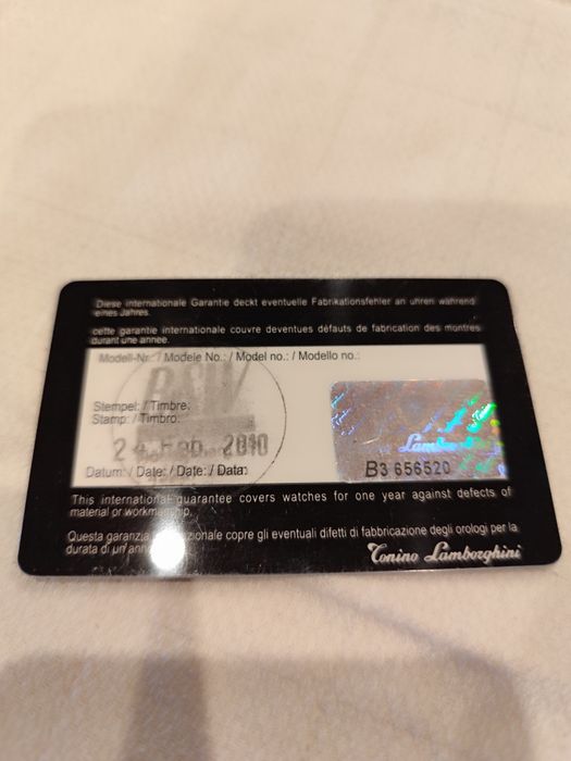 Relógio Tonino Lamborghini