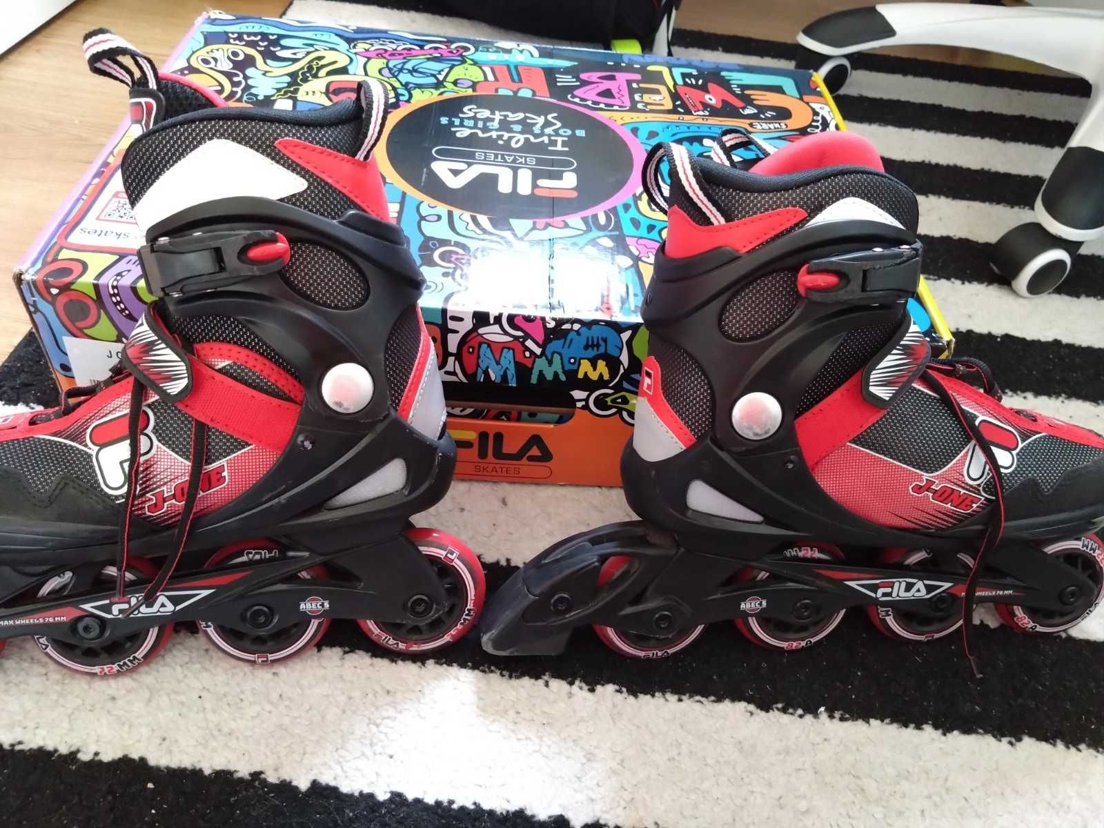 Rolki Fila Skates, model: J-One  Black/Red