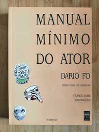 Manual Mínimo do Ator de Dario Fo - 2ª Edição - LIVRO RARO