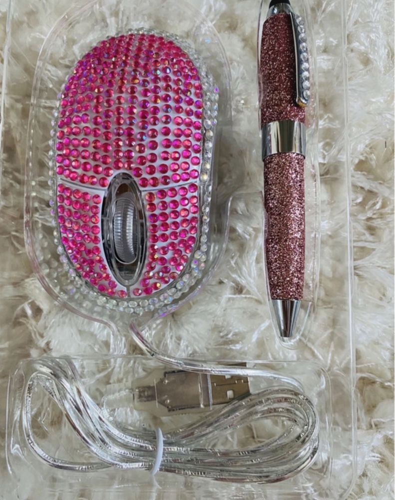 Mysz przewodowa optyczna USB ''Diamond'' 800dpi & TouchPen ID0124 Logi