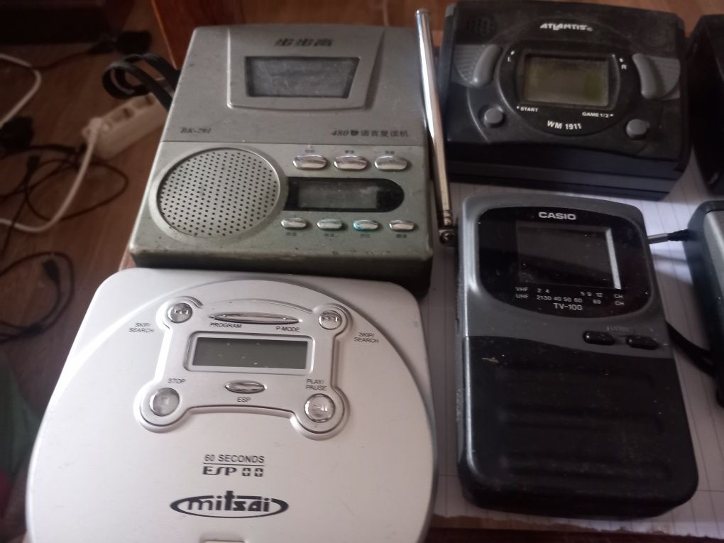 Lote radios, leitores, cd, cassetes