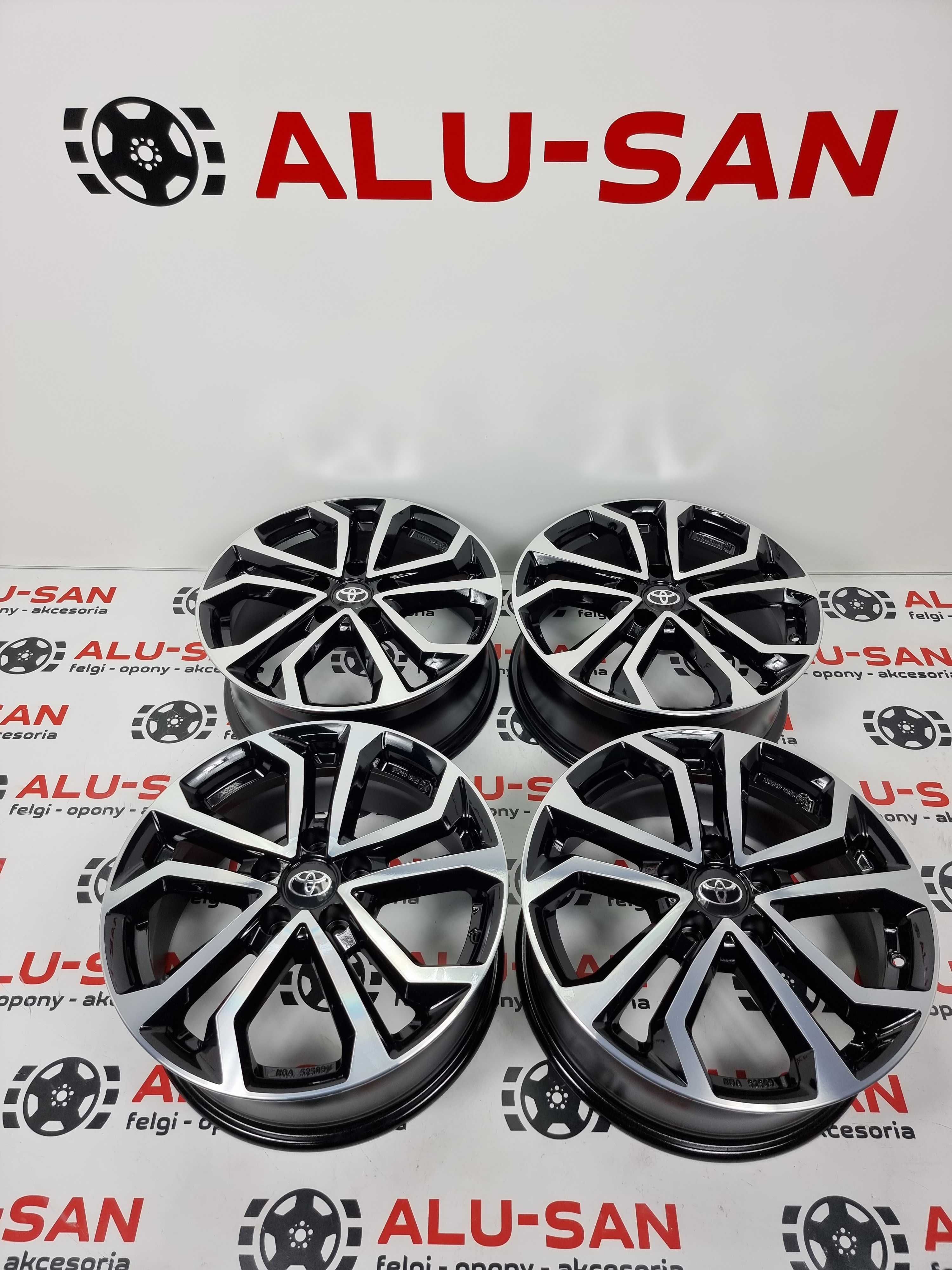 NOWE alufelgi TOYOTA 17" 5x114,3 Auris Corolla RAV-4 Previa - Czarne