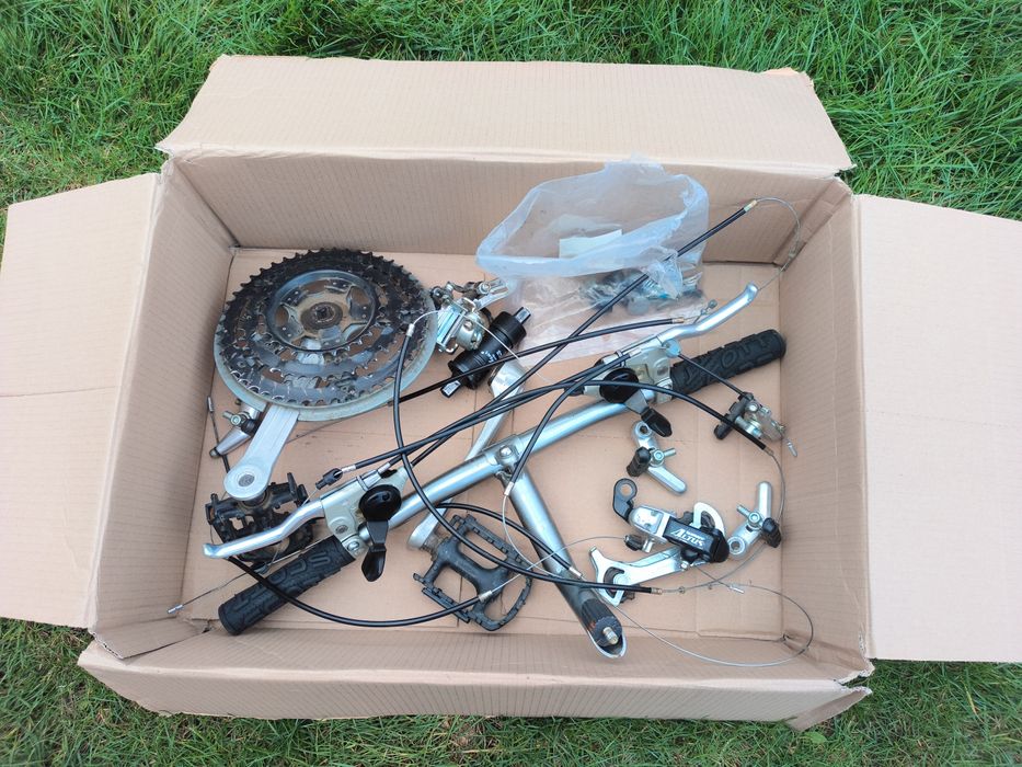 Kompletny osprzęt retro MTB Shimano altus