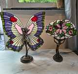Tiffany lampy witrażowe stołowe / nocne  "wróżka" Art deco