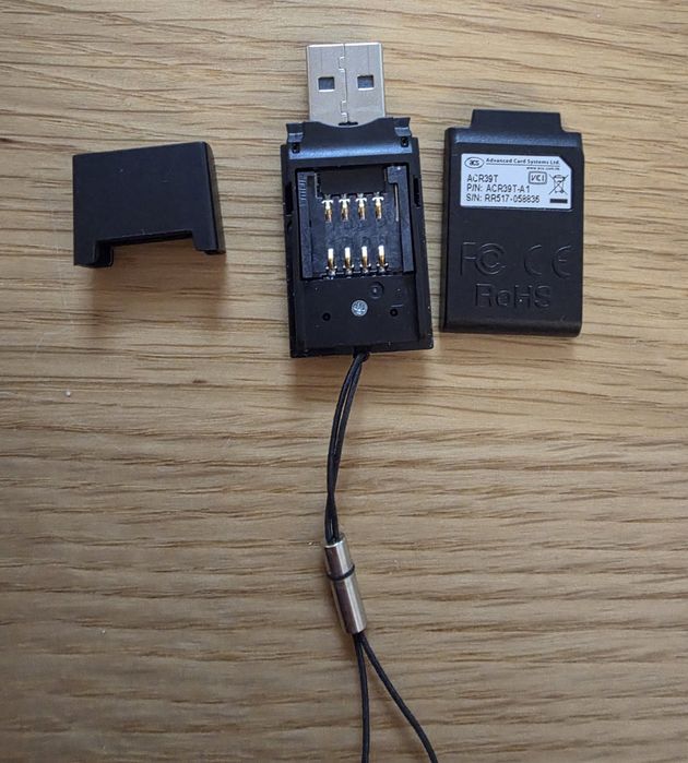 Czytnik kart do podpisu elektronicznego ACR39T-A1 - KIR, Szafir