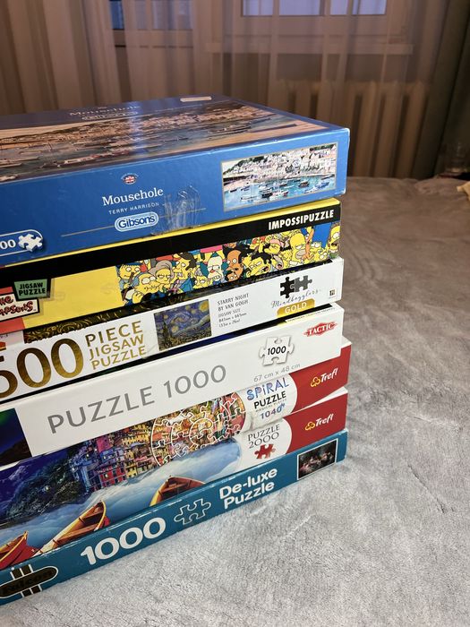 Пазли вживані, 550-2000 деталей