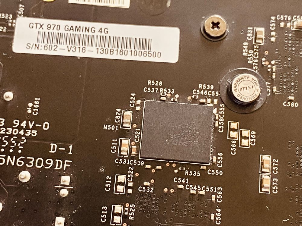 Karta graficzna GeForce MSI GTX 970 GAMING 4GB 256 bit | Stan Idealny