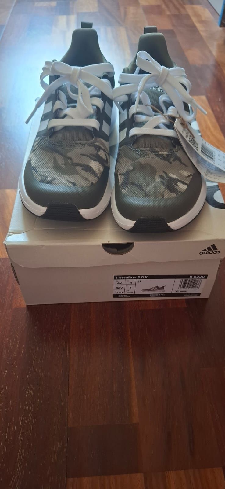 Adidas, sneakersy, chlopięce,zielony